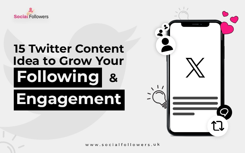 content ideas to post on twitter for business to grow following